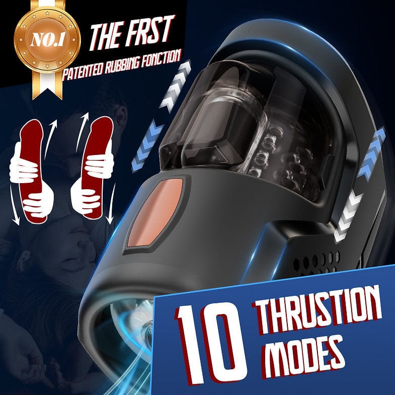 Masturbateur avec Mouvement - Space Capsule | Va-et-vient & Vibrations Secwell Sensations plus