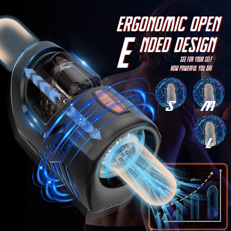 Masturbateur avec Mouvement - Space Capsule | Va-et-vient & Vibrations Secwell Sensations plus