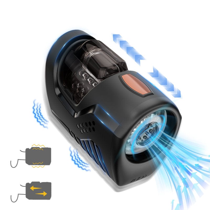 Masturbateur avec Mouvement - Space Capsule | Va-et-vient & Vibrations Secwell Sensations plus