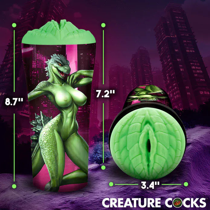 Masturbateur de Fantaisie - Fuckzilla Pussy Stroker | Textures et Succion Ajustable Creature Cocks Sensations plus