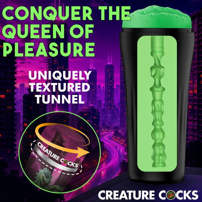 Masturbateur de Fantaisie - Fuckzilla Pussy Stroker | Textures et Succion Ajustable Creature Cocks Sensations plus