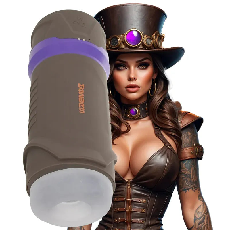 Masturbateur Vibrant à Succion & Compression - Misty Steam Mistress | AR Réalité Virtuelle Shots Toys - Masturs Sensations plus