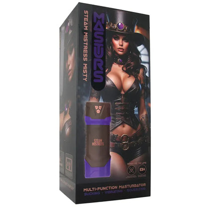 Masturbateur Vibrant à Succion & Compression - Misty Steam Mistress | AR Réalité Virtuelle Shots Toys - Masturs Sensations plus