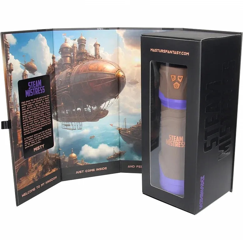 Masturbateur Vibrant à Succion & Compression - Misty Steam Mistress | AR Réalité Virtuelle Shots Toys - Masturs Sensations plus
