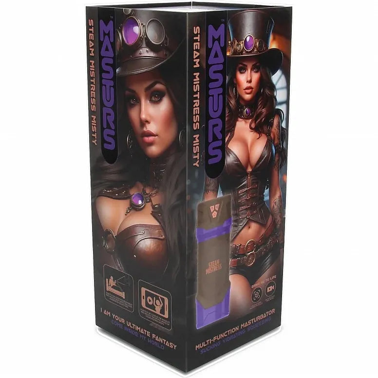 Masturbateur Vibrant à Succion & Compression - Misty Steam Mistress | AR Réalité Virtuelle Shots Toys - Masturs Sensations plus
