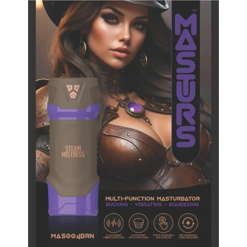Masturbateur Vibrant à Succion & Compression - Misty Steam Mistress | AR Réalité Virtuelle Shots Toys - Masturs Sensations plus
