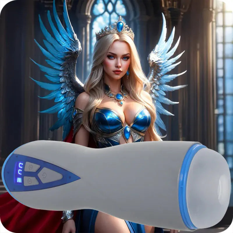 Masturbateur Vibrant à Succion - Eloa Winged Goddess | Multi-Fonctions & Réalité Virtuelle Shots Toys - Masturs Sensations plus