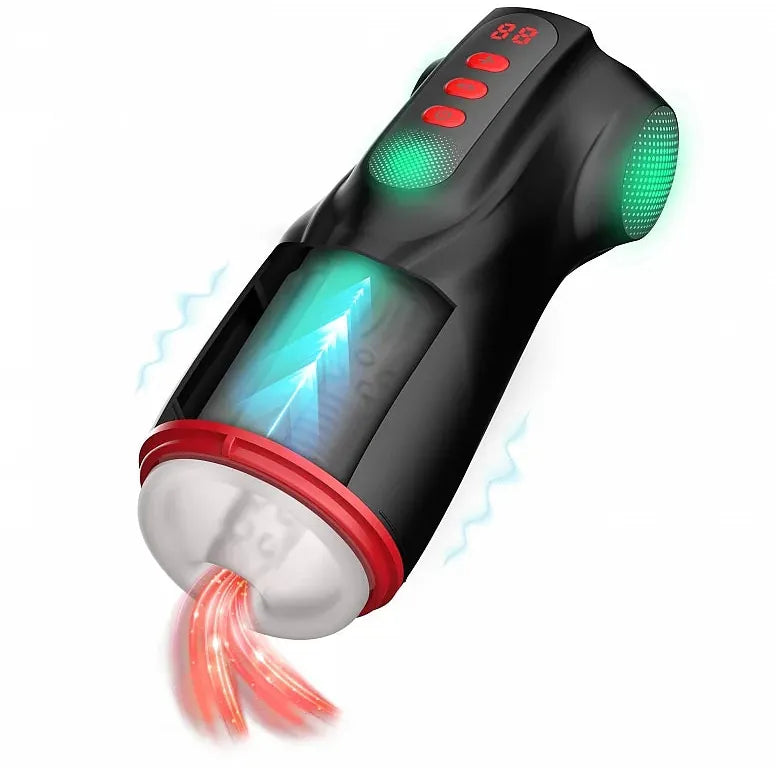 Masturbateur Vibrant à Succion - Raven Shadow Sinne | Réalité Virtuelle & Multi-Fonctions Shots Toys - Masturs Sensations plus