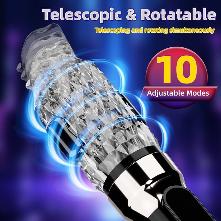 Masturbateur Vibrant - Cyclone Oral Plus | Effet Chauffant, de Léchage & Rotation 360° Secwell Sensations plus