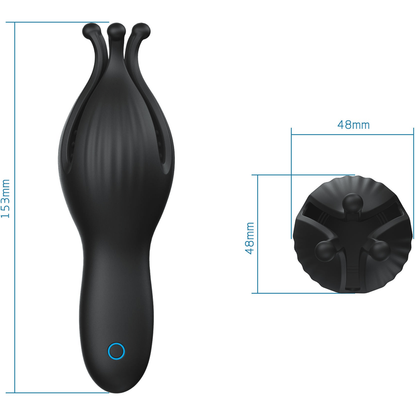 Masturbateur Vibrant pour Gland - Trident Penis Exerciser | 10 Modes Profonds & Intenses Secwell Sensations plus