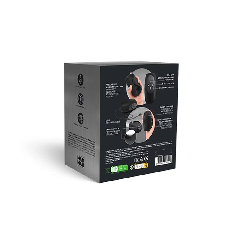 Masturbateur Vibrant & Tapotement - Man.Wand Sub.One | 5 vibration & 5 intensité Man.Wand Sensations plus