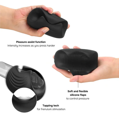 Masturbateur Vibrant & Tapotement - Man.Wand Sub.One | 5 vibration & 5 intensité Man.Wand Sensations plus