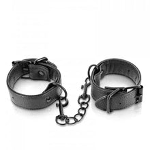 Menottes Ajustables Similicuir Noir - FetishTentation | Jeux de Soumission & Contrôle BDSM FetishTentation Sensations plus