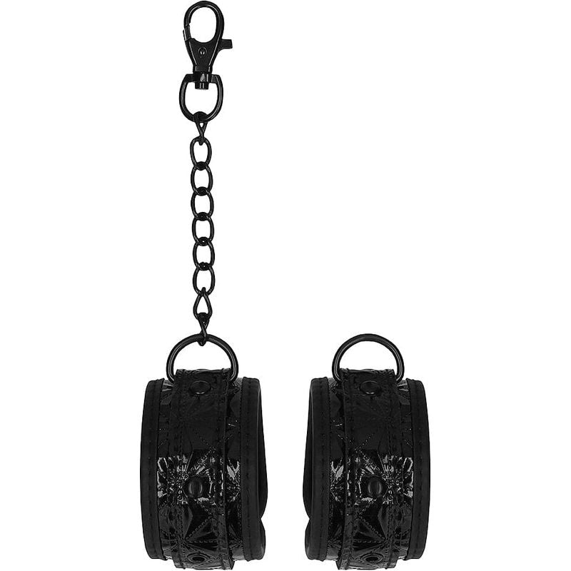 Menottes de Cheville de Luxe – Noir & Rouge | Élégance et Contrôle Absolu Ouch! Luxury Sensations plus
