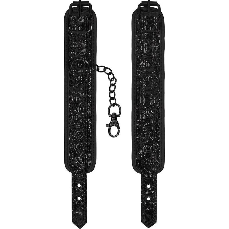 Menottes de Cheville de Luxe – Noir & Rouge | Élégance et Contrôle Absolu Ouch! Luxury Sensations plus