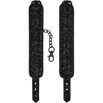 Menottes de Cheville de Luxe – Noir & Rouge | Élégance et Contrôle Absolu Ouch! Luxury Sensations plus