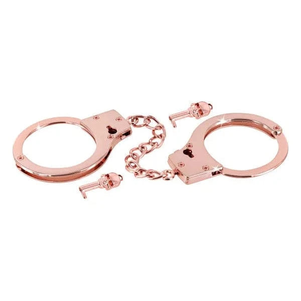 Menottes Or Rose en Métal – FetishTentation | BDSM Sécuritaire & Élégance FetishTentation Sensations plus