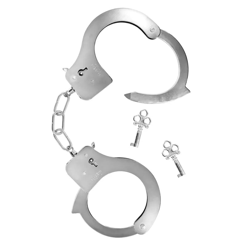 Menottes Poignets Métal - FetishTentation | BDSM Sécuritaire & Confortable FetishTentation Sensations plus