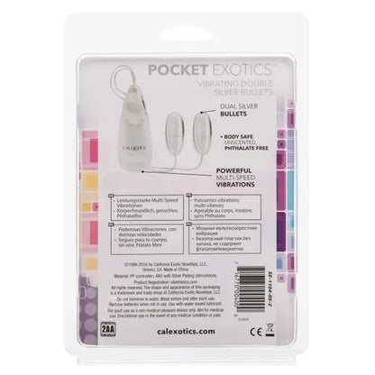 Oeuf Doubles Argenté - Pocket Exotics | CalExotics Calexotics Sensations plus