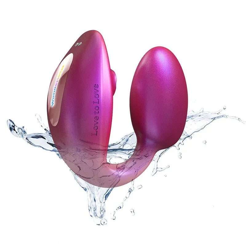 Œuf Vibrant Double Action avec Flapping - Wonderlover | Contrôle Total à Distance Love to Love Sensations plus