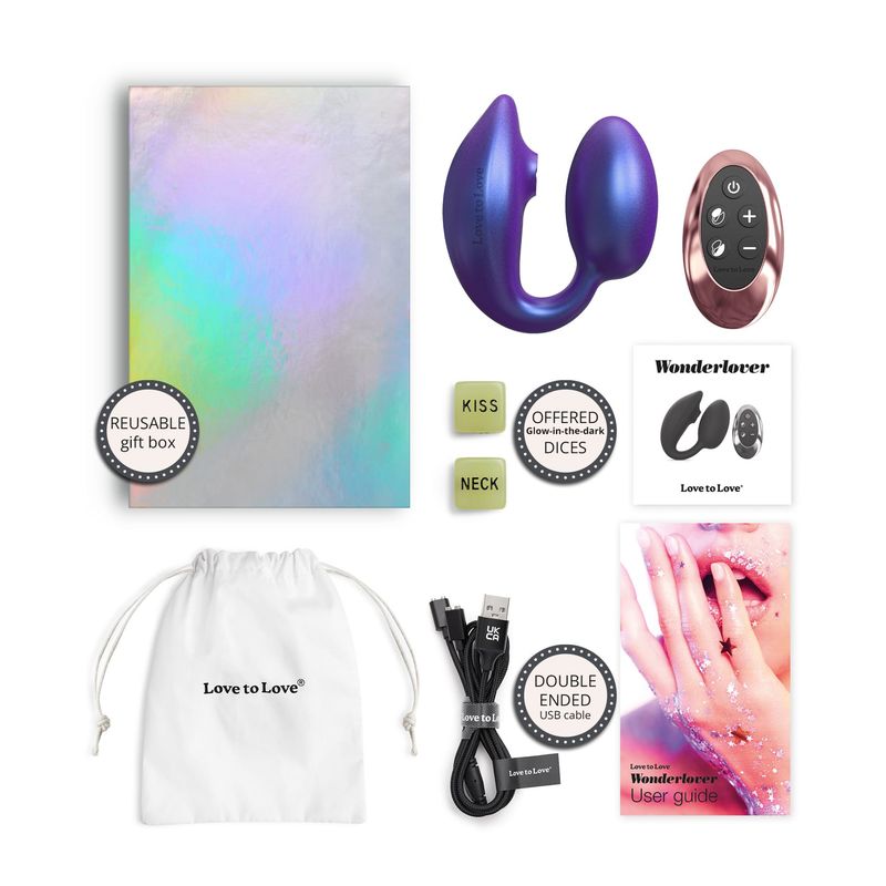 Œuf Vibrant Double Stimulations & Flapping - Love to Love | Wonderlover Love to Love Sensations plus