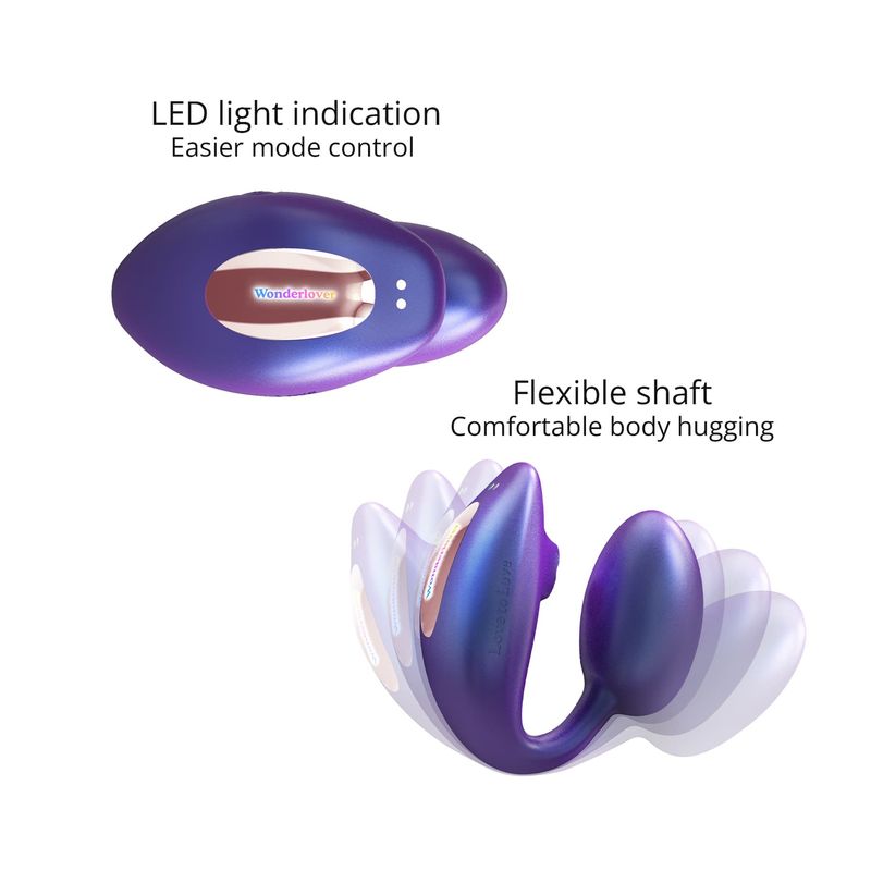 Œuf Vibrant Double Stimulations & Flapping - Love to Love | Wonderlover Love to Love Sensations plus
