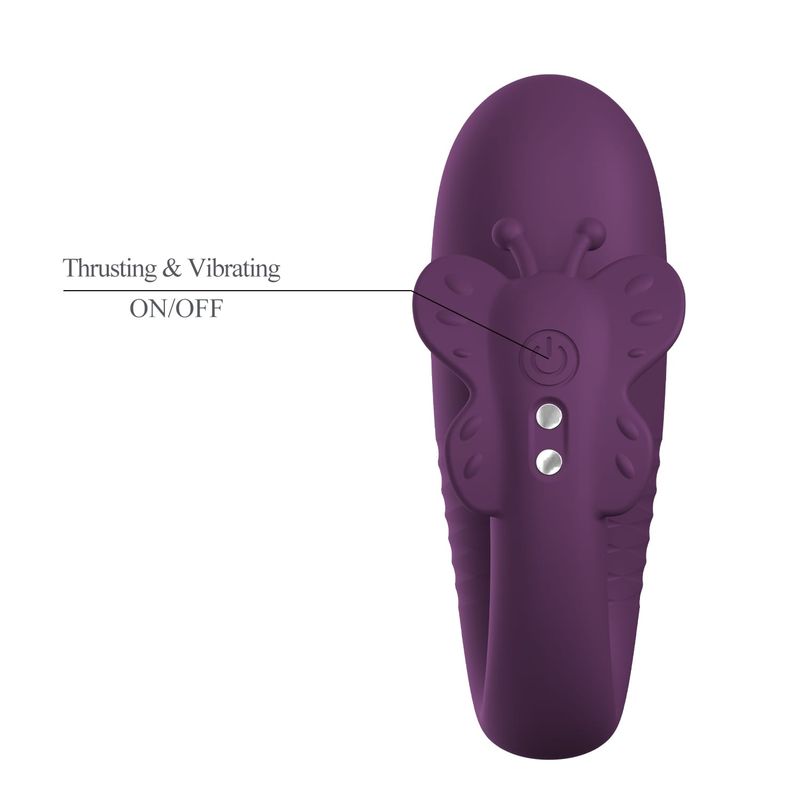 Œuf Vibrant Va-et-Vient Connecté - Pretty Love Klay | Double Stimulation Point G & Clitoris Pretty Love Sensations plus