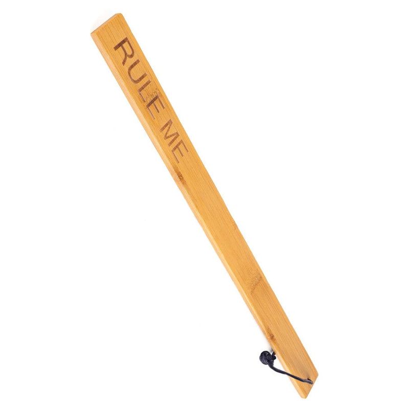 Paddle BDSM - “Teach Me / Rule Me” Bambou 40 cm | Fessées Précises & Intenses FetishTentation Sensations plus