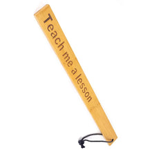 Paddle BDSM - “Teach Me / Rule Me” Bambou 40 cm | Fessées Précises & Intenses FetishTentation Sensations plus
