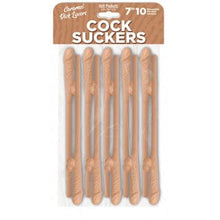 Pailles Pénis Réutilisables - Hott Products | Lot de 10 Pailles Coquines Caramel ou Chocola Hott Products Sensations plus