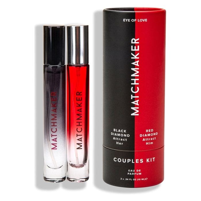 Parfum Phéromones - Eye of Love  - Matchmaker Black Diamond Duo Couple Kit Eye of Love Sensations plus