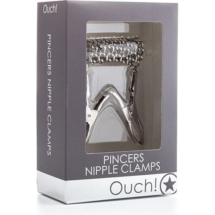 Pinces à Mamelons - Ouch! - Pincers Nipple Clamps Metal Ouch! Sensations plus