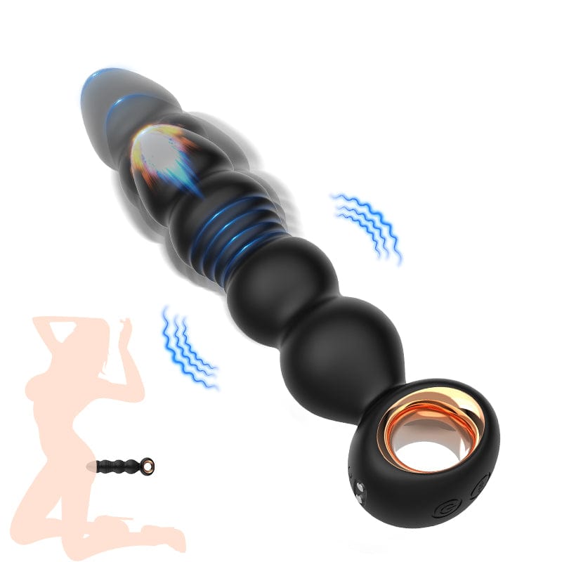 Plug Anal à Distance – Leo Thrusting | Vibrations & Va-et-Vient Secwell Sensations plus