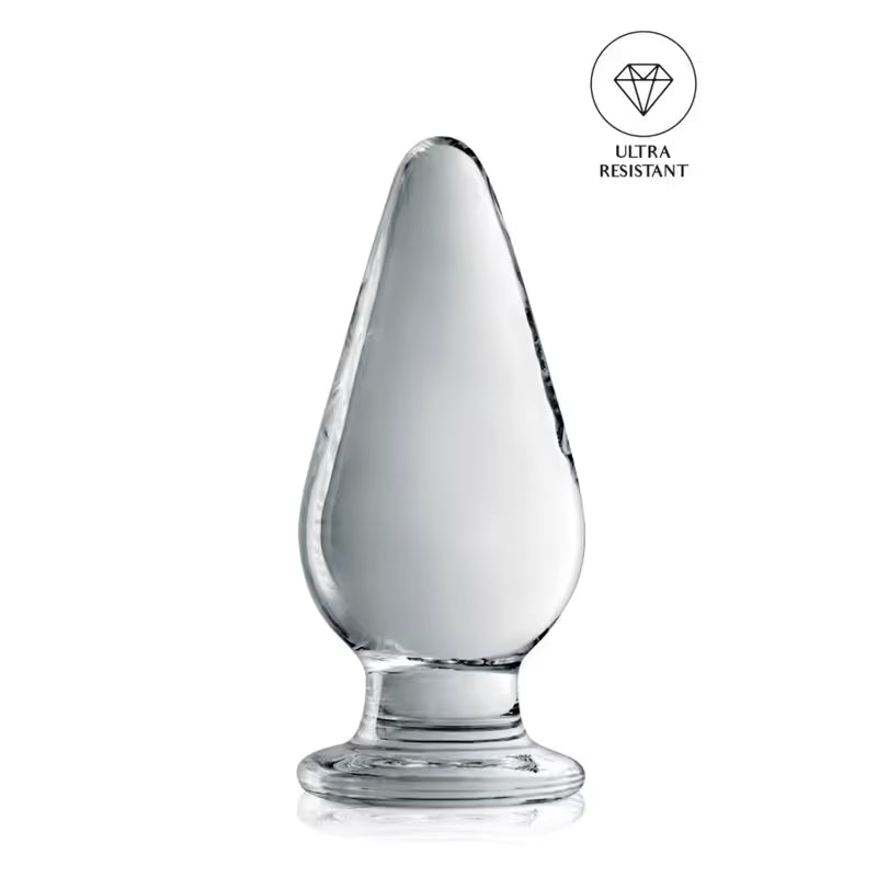 Plug Anal en Verre - Glossy Toys n°26 | Large 5 cm, Incassable, Résistant & Plaisir Intense