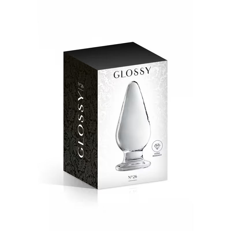 Plug Anal en Verre - Glossy Toys n°26 | Large 5 cm, Incassable, Résistant & Plaisir Intense