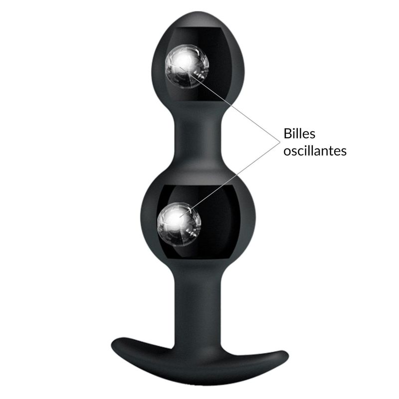 Plug anal avec billes – Pretty Love | Silicone Doux, Étanche & Ergonomique Pretty Love Sensations plus