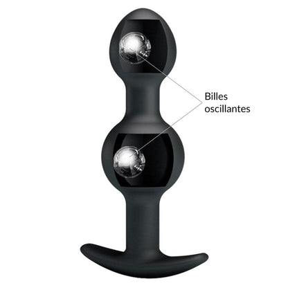 Plug anal avec billes – Pretty Love | Silicone Doux, Étanche & Ergonomique Pretty Love Sensations plus