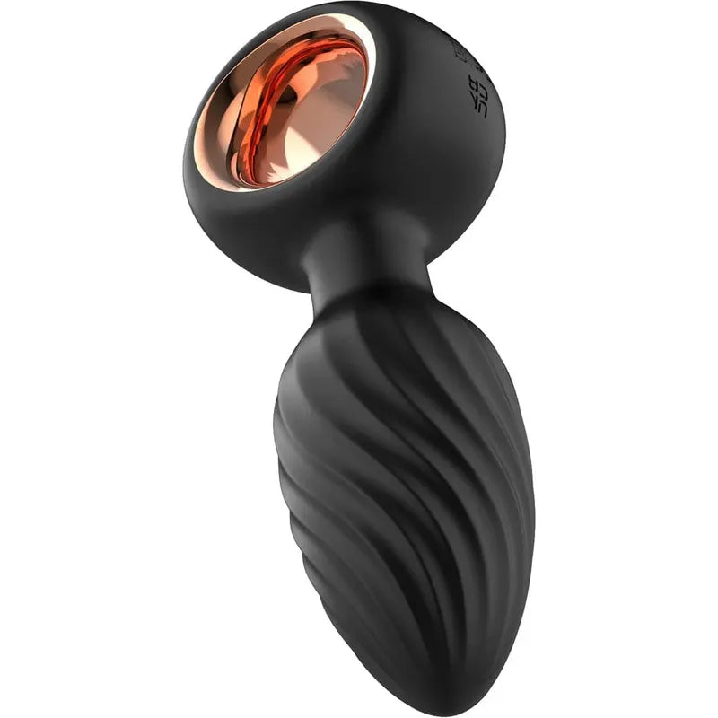 Plug Anal avec Rotation 360 - Scewell - Aisi Pull Ring Twist Anal Plug Secwell Sensations plus