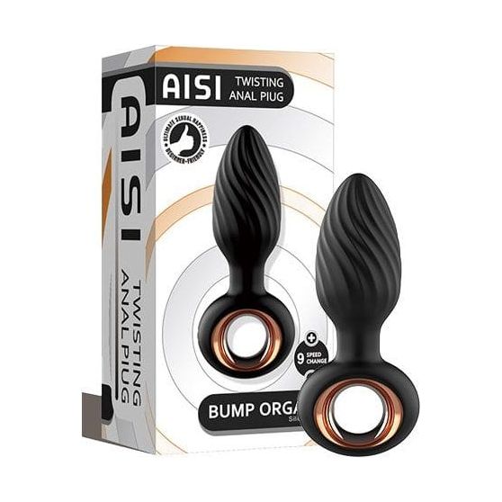 Plug Anal avec Rotation 360 - Scewell - Aisi Pull Ring Twist Anal Plug Secwell Sensations plus