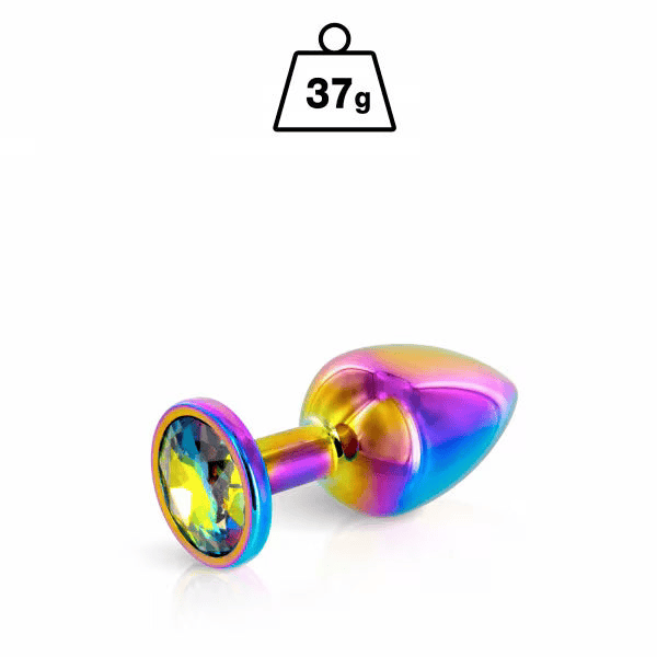 Plug Anal & Bijou 3 Tailles - Hidden Eden Rainbow | Bijou Anal Arc-en-Ciel & Élégance Hidden Eden Sensations plus