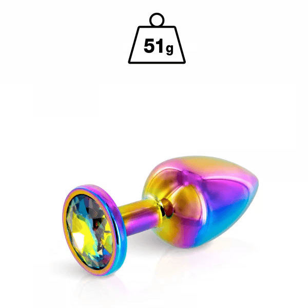 Plug Anal & Bijou 3 Tailles - Hidden Eden Rainbow | Bijou Anal Arc-en-Ciel & Élégance Hidden Eden Sensations plus