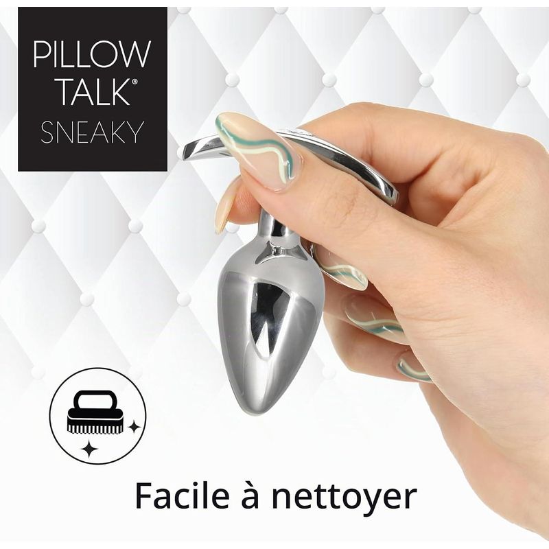 Plug Anal en Acier Inoxydable - Sneaky | Pillow Talk Pillow Talk Sensations plus