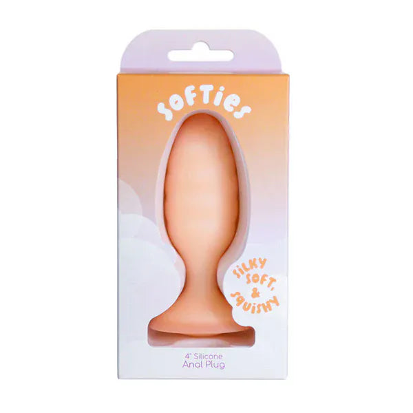 Plug Anal en Silicone - Softies 4” Anal Plug | Doux, Flexible, Sensations Plus Sensations plus