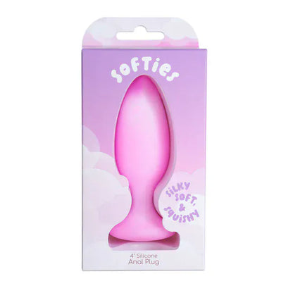 Plug Anal en Silicone - Softies 4” Anal Plug | Doux, Flexible, Sensations Plus Sensations plus