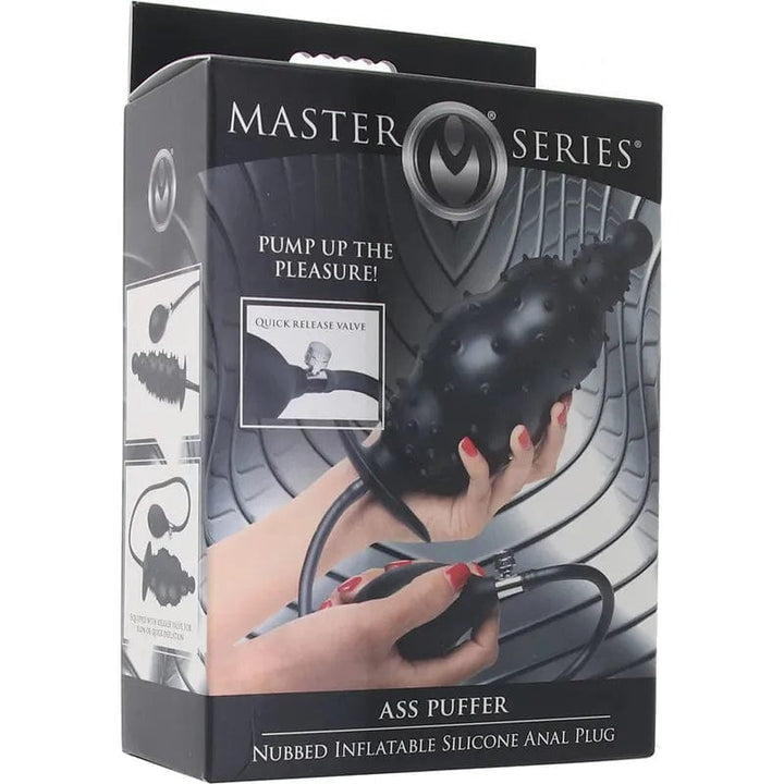 Plug Anal Gonflable - Master Series - Ass Puffer Nubbed Inflatable Anal Plug Master Series Sensations plus