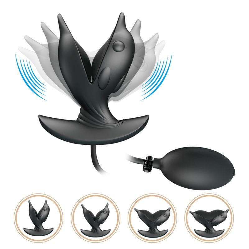 Plug Anal Gonflable Vibrant - Pretty Love Hanson | Pompe Intégrée & Rechargeable USB Pretty Love Sensations plus