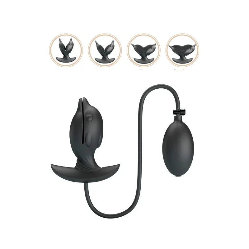 Plug Anal Gonflable Vibrant - Pretty Love Hanson | Pompe Intégrée & Rechargeable USB Pretty Love Sensations plus