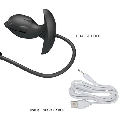 Plug Anal Gonflable Vibrant - Pretty Love Hanson | Pompe Intégrée & Rechargeable USB Pretty Love Sensations plus
