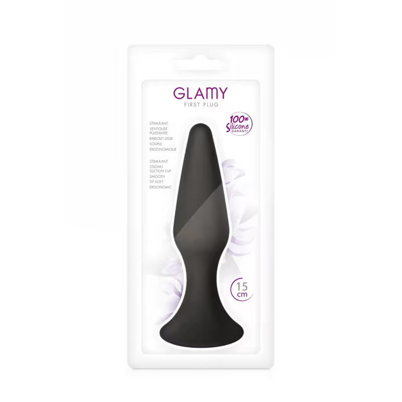Plug Anal Silicone - First Plug GLAMY | Trois Tailles pour une Initiation au Plaisir Anal Glamy Sensations plus