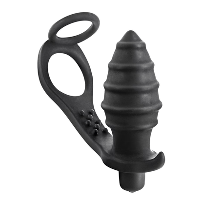 Plug Anal Vibrant & Anneau Double - Blue Junker | Stimulation Interne & Massage du Périnée Blue Junker Sensations plus